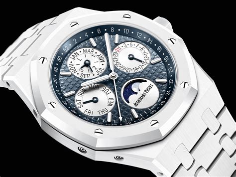 white ceramic audemars piguet|audemars royal oak perpetual calendar.